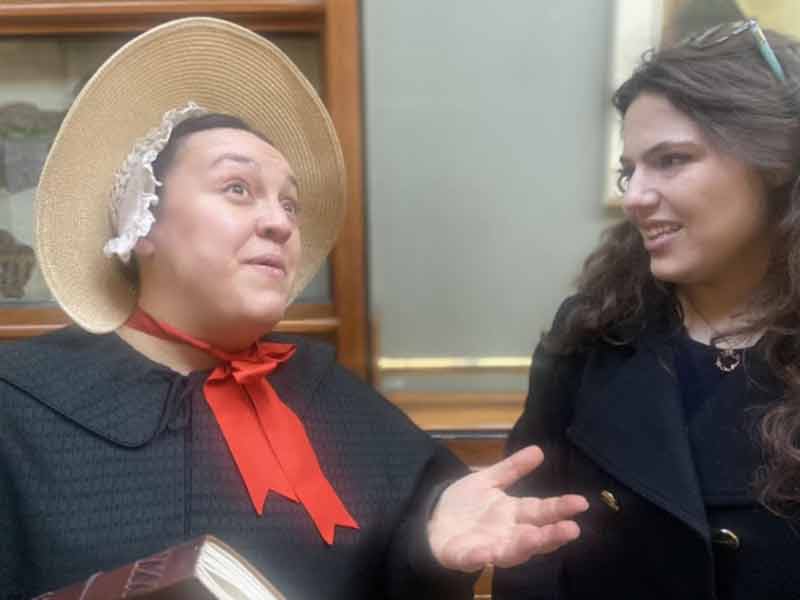 Bethany Burke and Mary Anning